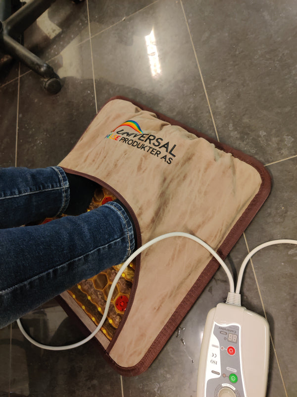 Bio Fotvarmer med infrarød varme.