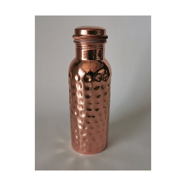 COPPER PURE™ Kobberflaske Hamret – 600 ml