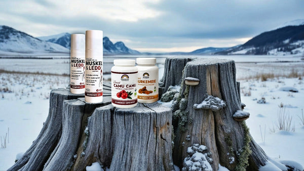 Vinterpakke (2× Muskel & Ledd + Gurkemeie + Camu Camu)