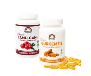 Daniel's Helse-Pakke - Camu Camu og Gurkemeie kosttilskudd bundle