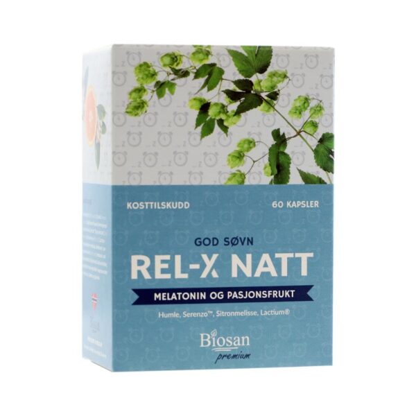 REL-X Natt – Melatonin & Pasjonsfrukt
