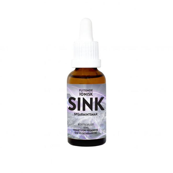 Flytende Ionisk sink. Spearmintsmak 30 ml