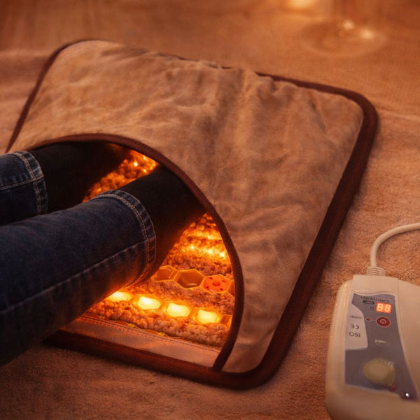 Bio Fotvarmer med infrarød varme.