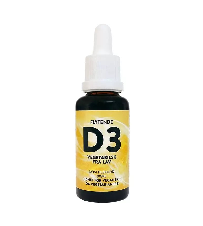 Flytende vegansk D3 30 ml.