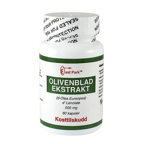 East park Olivenbladekstrakt - 500 mg 60 kapsler