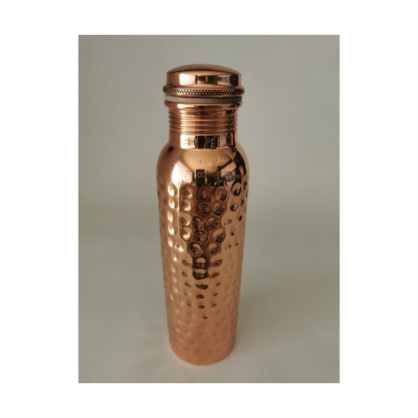 COPPER PURE™ Kobberflaske Hamret – 900 ml