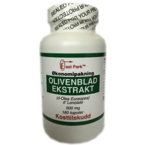 East park Olivenbladekstrakt - 500 mg 60 kapsler