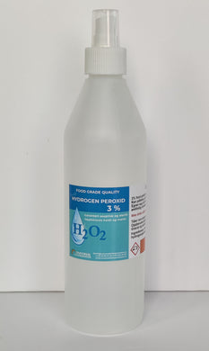 Hydrogen Peroxid 3%, Sprayflaske,  0.5L